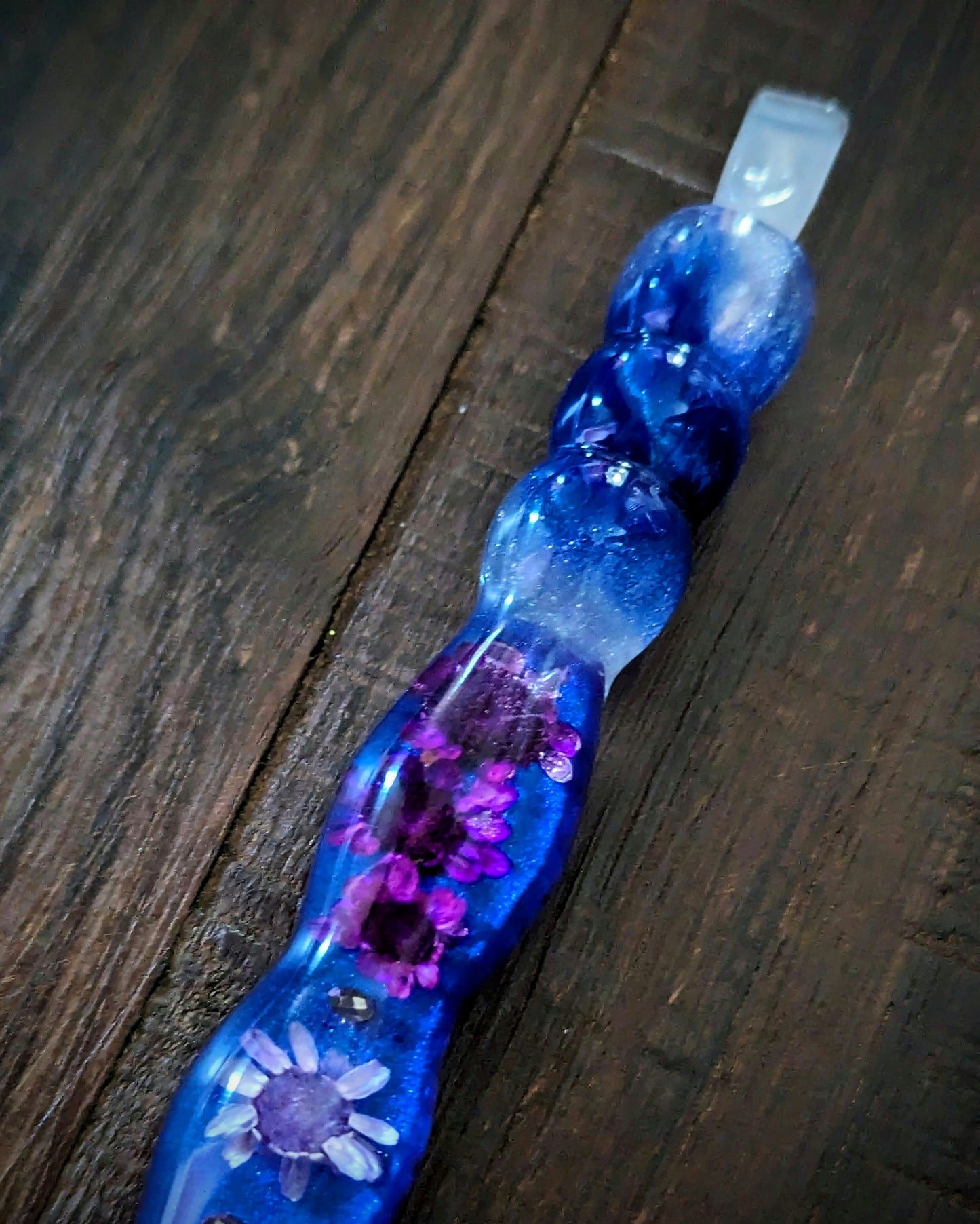 Purple Flower Oasis Diamond paint pen