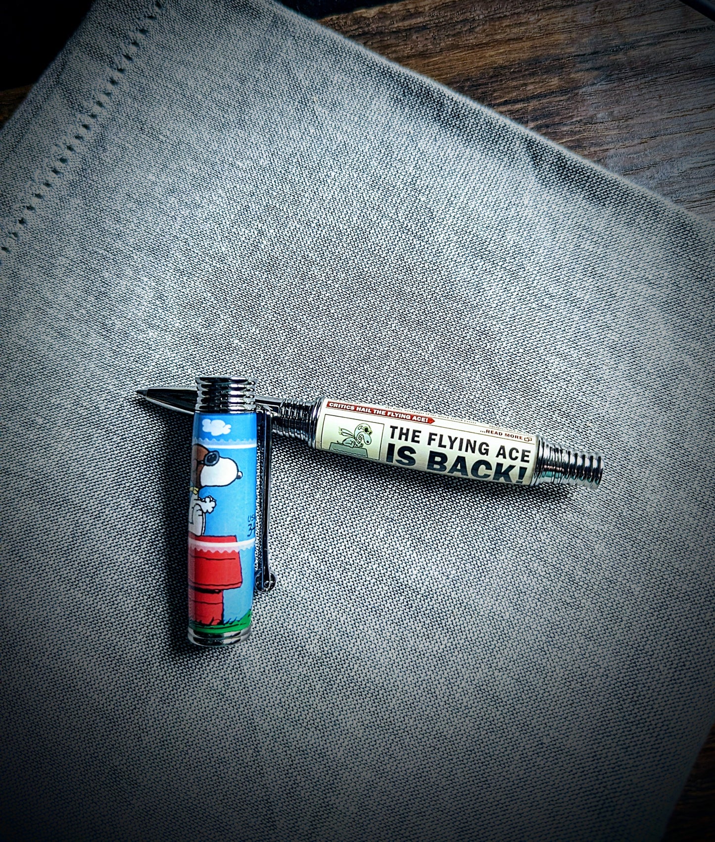 Snoopy Flying Ace Rollerball collectible stamp (Made to order)