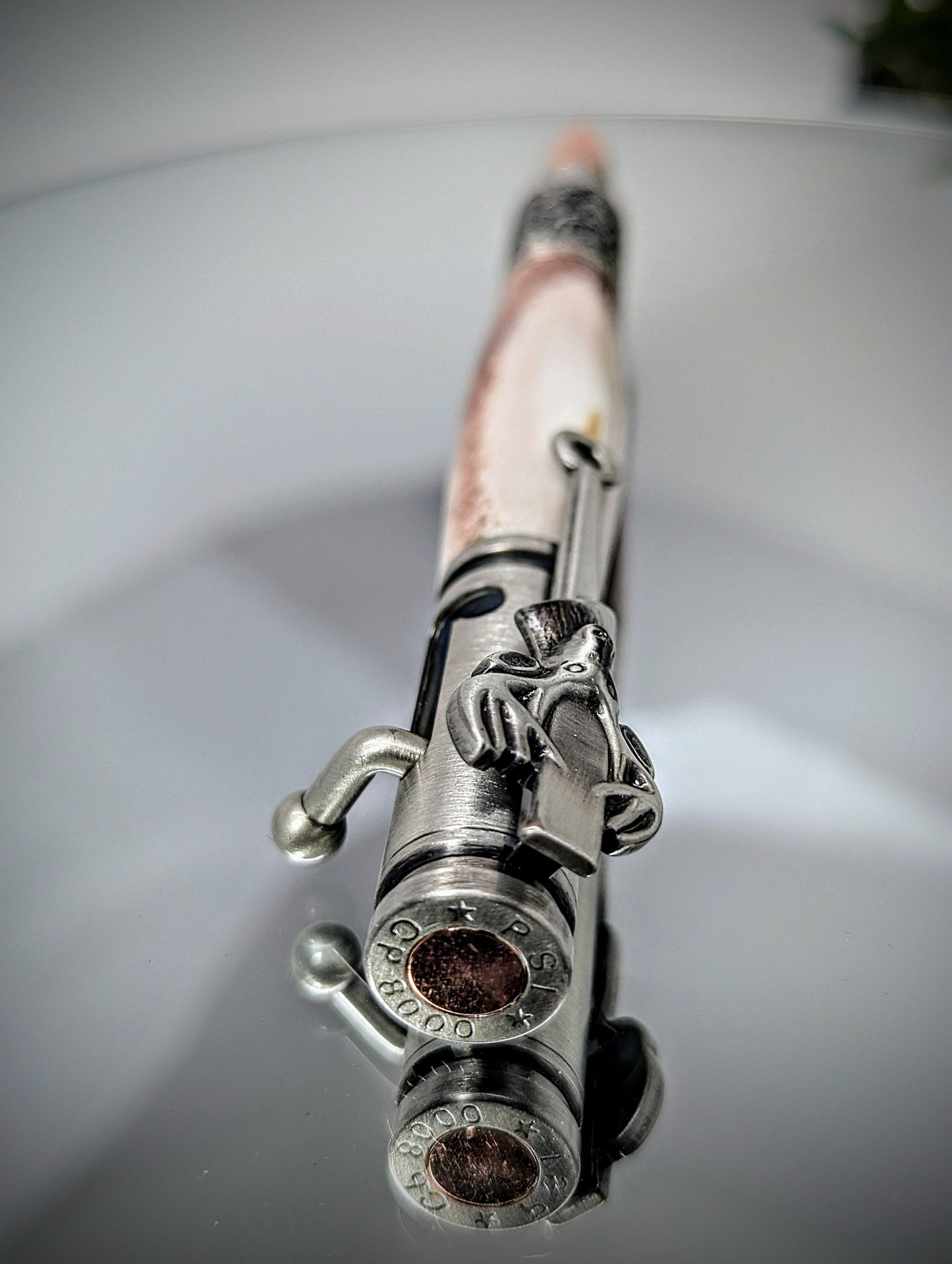 Deer Antler Bolt Action Pen
