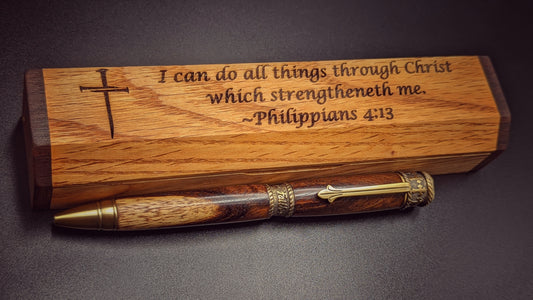 Faith Hope Love with Bethlehem Shittim wood