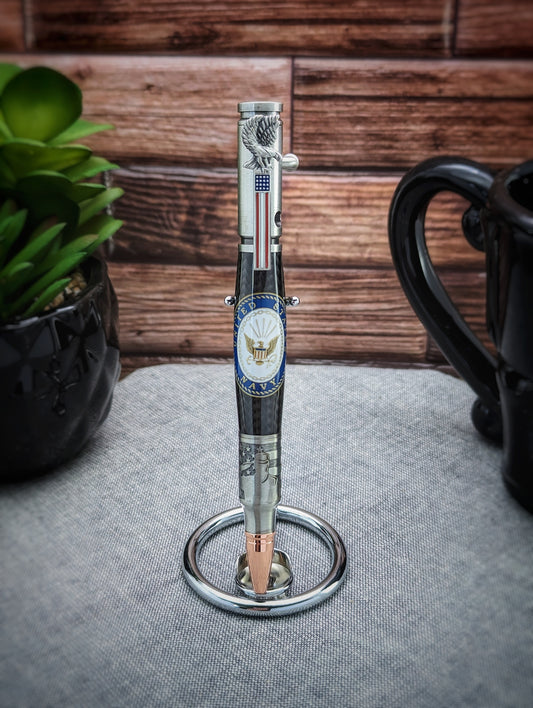Navy Medallion