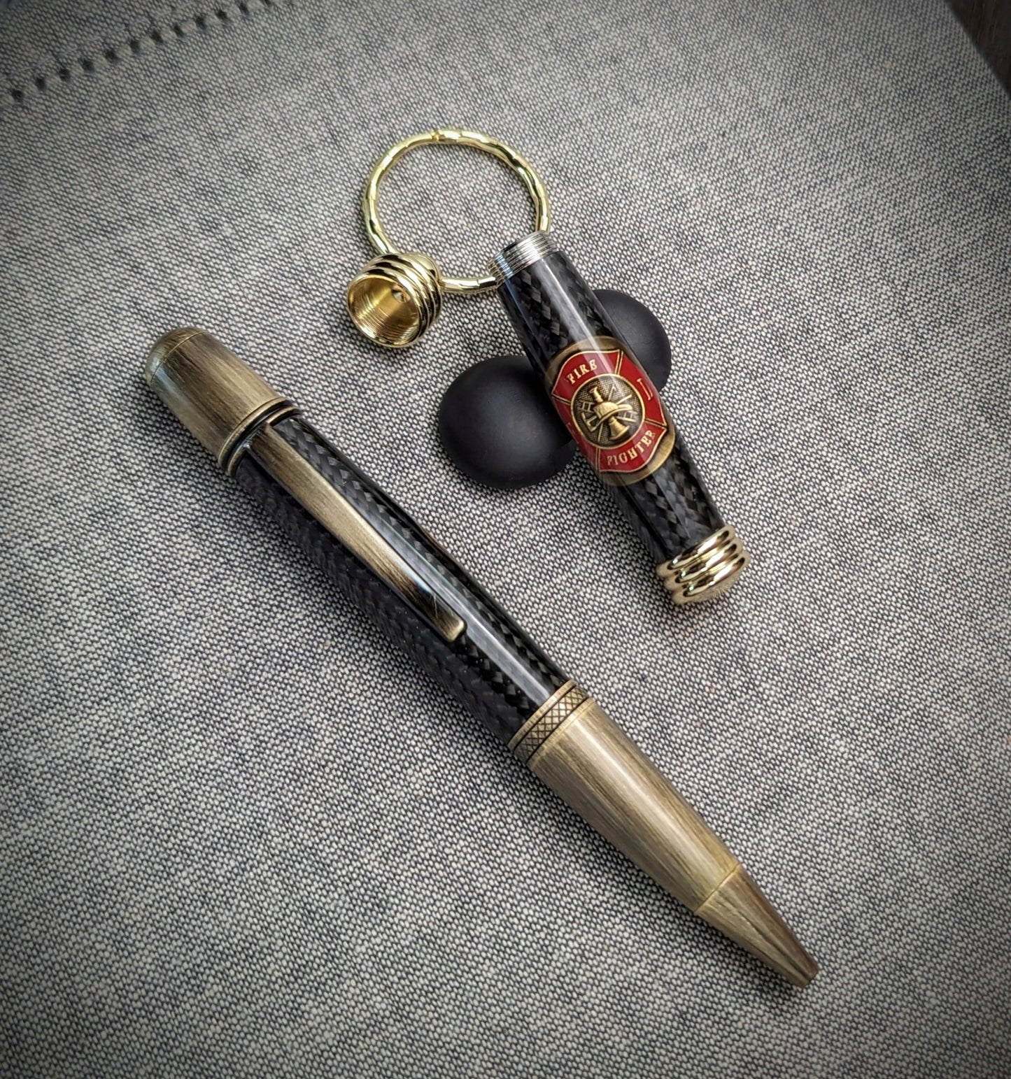 Firefighter medallion gift set