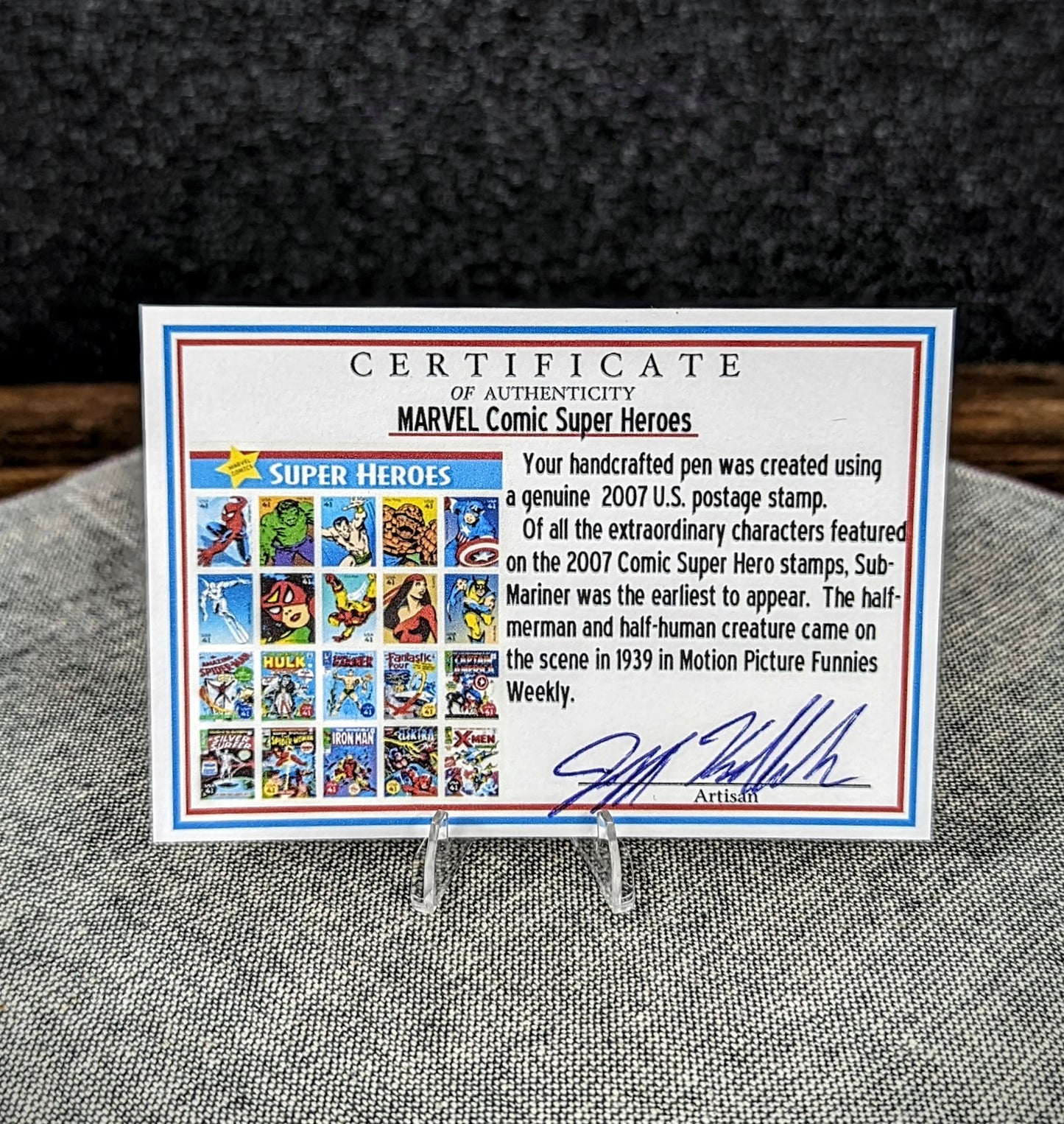 Wolverine collectible stamp