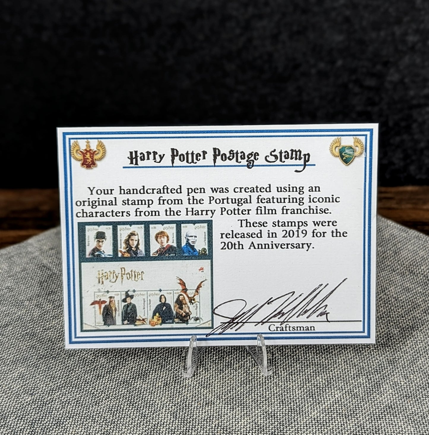 Hagrid stamp motorcycle theme