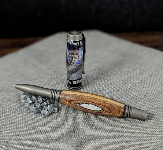 Doctor Who TARDIS wood Weeping angels collectible stamp