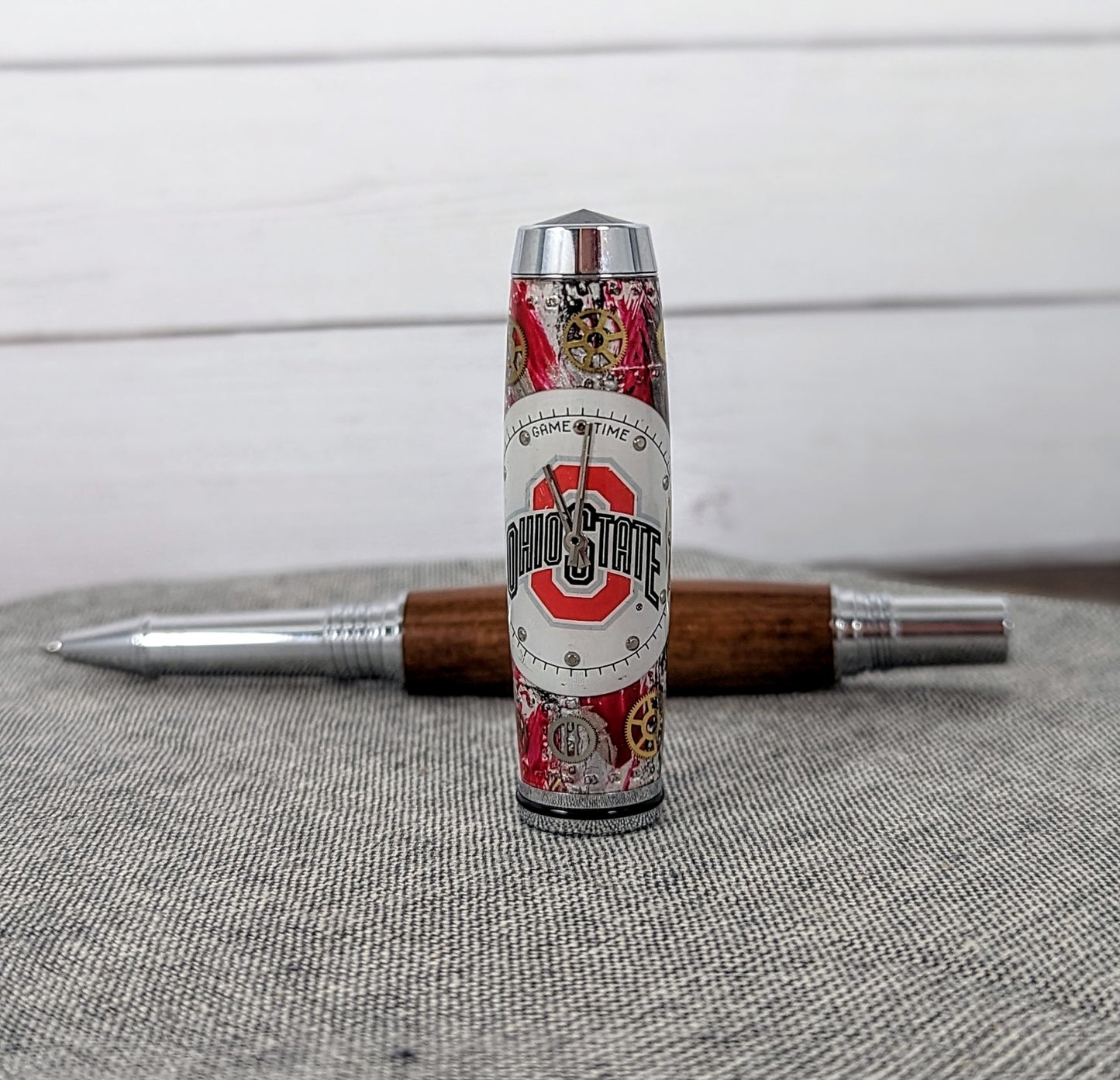 Ohio state Clockwork rollerball made with stadium seating