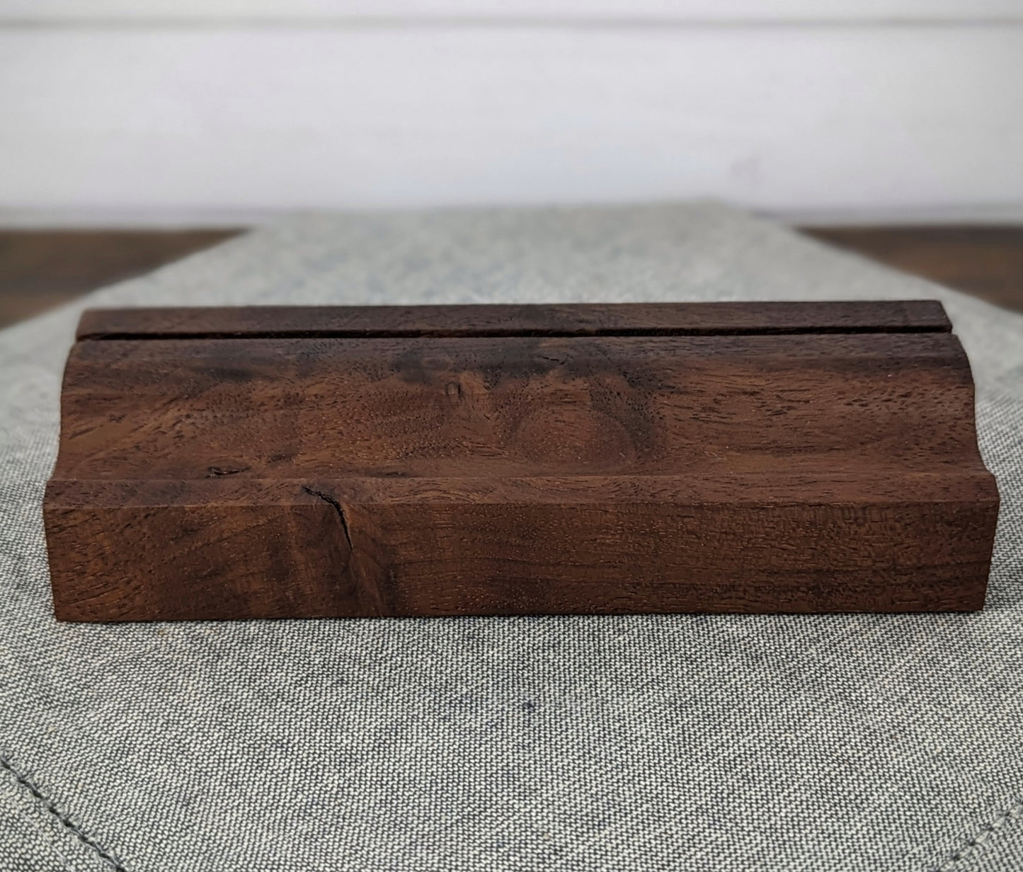 COA pen stand Walnut wood