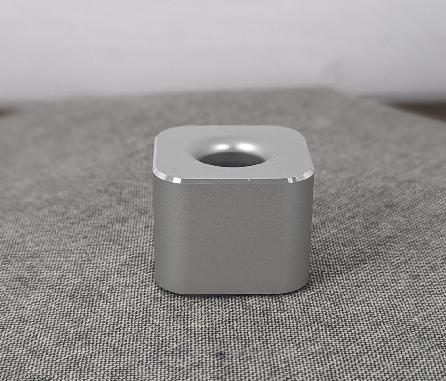 Square Silver pen stand