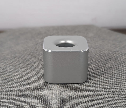 Square Silver pen stand