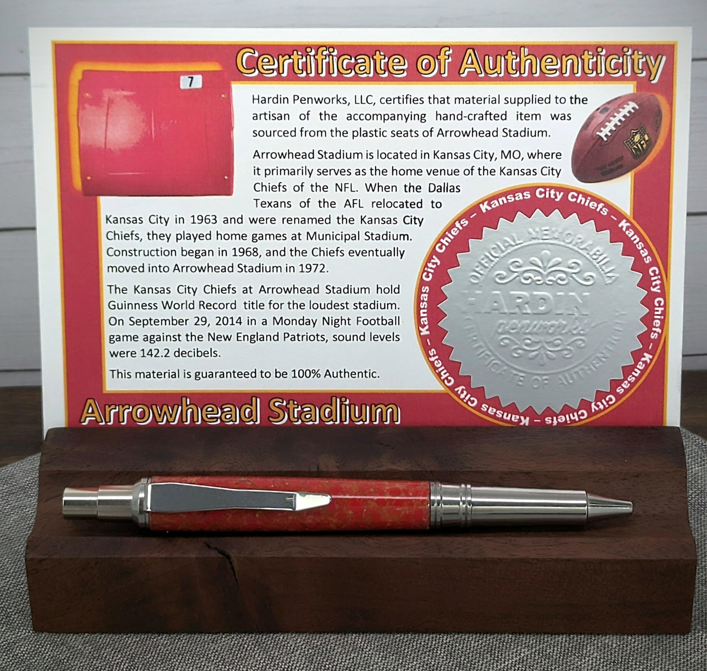 Kansas City Chiefs Arrowhead stadium seating