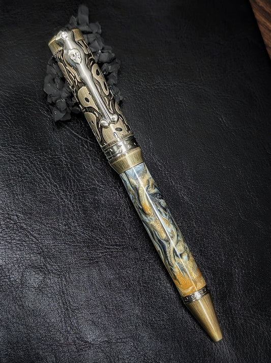 Ghost twist Antique Bronze & Antique Silver