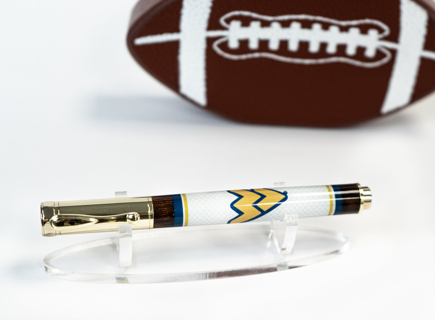 West Virginia Rollerball made with stadium seating w/magnetic cap