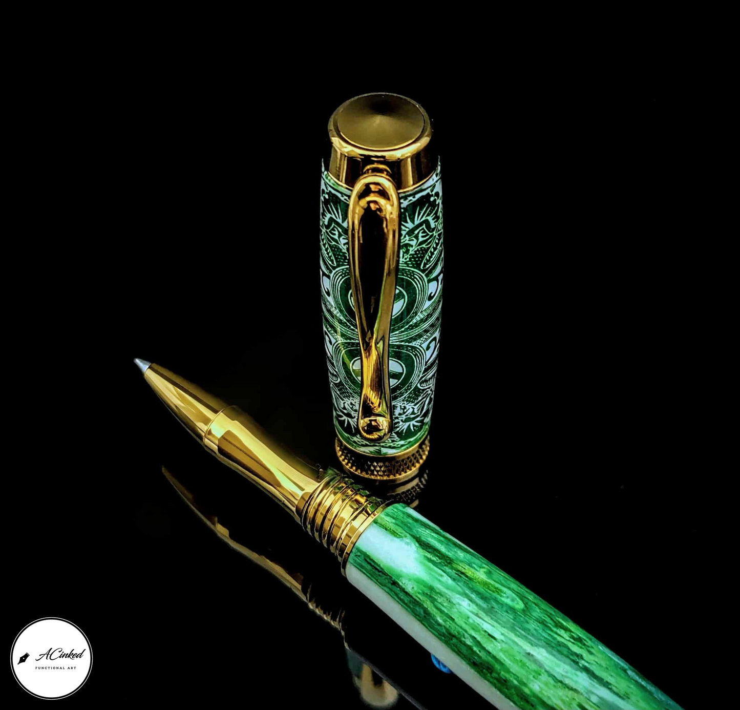 Alligator jaw bone Rollerball