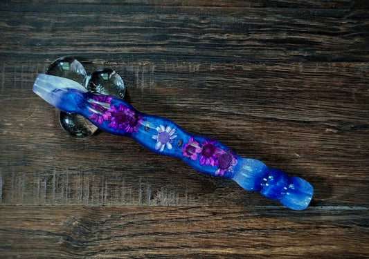 Purple Flower Oasis Diamond paint pen