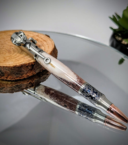 Deer Antler Bolt Action Pen