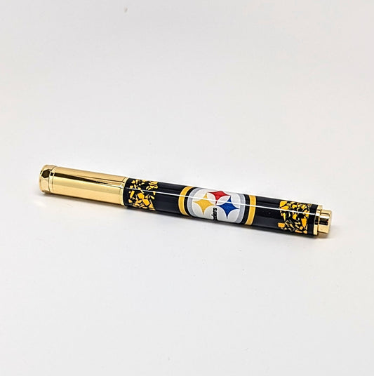 Steelers rollerball made with stadium seating w/magnetic cap (Gold)