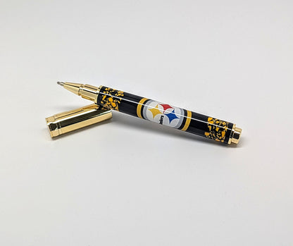 Steelers rollerball made with stadium seating w/magnetic cap (Gold)