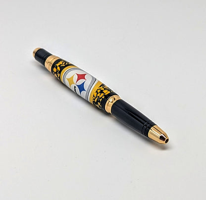 Steelers twist pen made with stadium seating (Black&Gold)