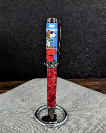 Snoopy Flying Ace stamp rollerball