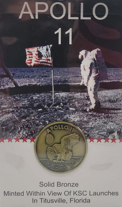 Apollo 11 collectable stamp w/ collectable coin moon landing twist pen- 1 set includes- 1 pen, 1 collectible coin, 1 COA