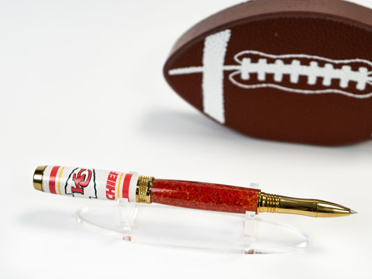 KC Chiefs Rollerball made with stadium seating