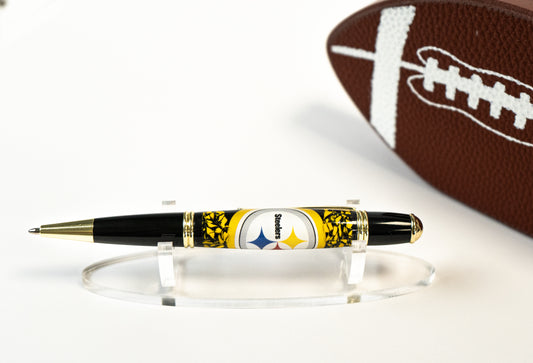 Steelers twist pen made with stadium seating (Made to order)