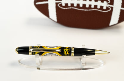 Steelers twist pen made with stadium seating (Made to order)