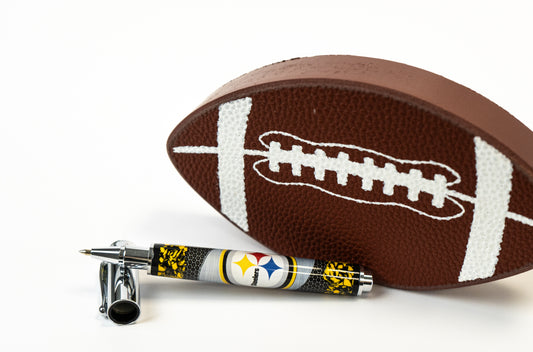 Steelers Rollerball made with stadium seating w/ magnetic cap (Chrome)