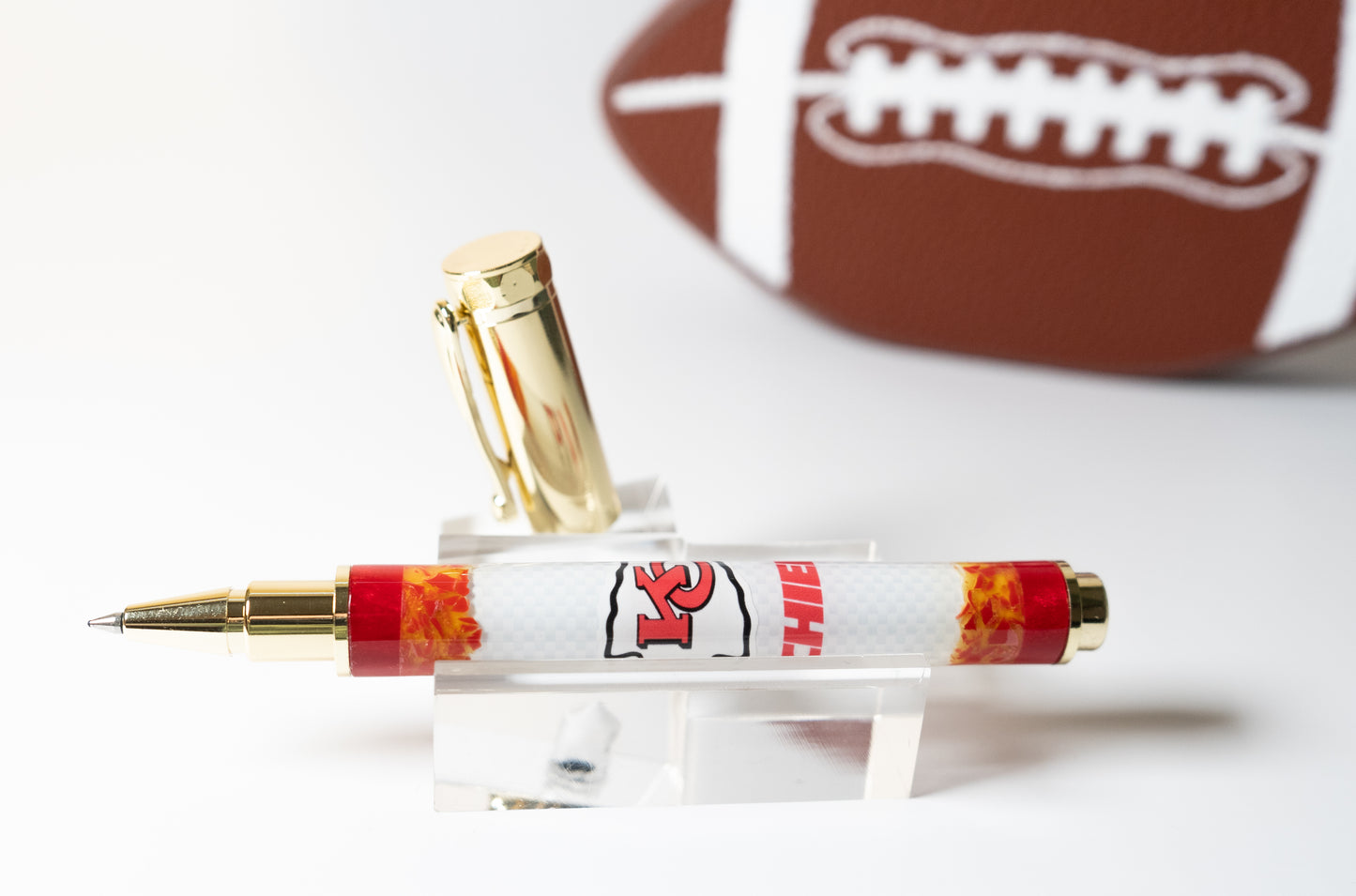 Kansas City Chiefs Collectible Pen - Made with Seats from Arrowhead Stadium (GEHA Field)